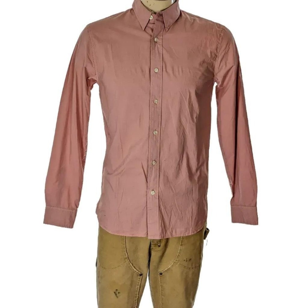 Club Monaco Slim Fit Cotton Poplin Button Down Shirt Dusty Rose Pink NWT $99